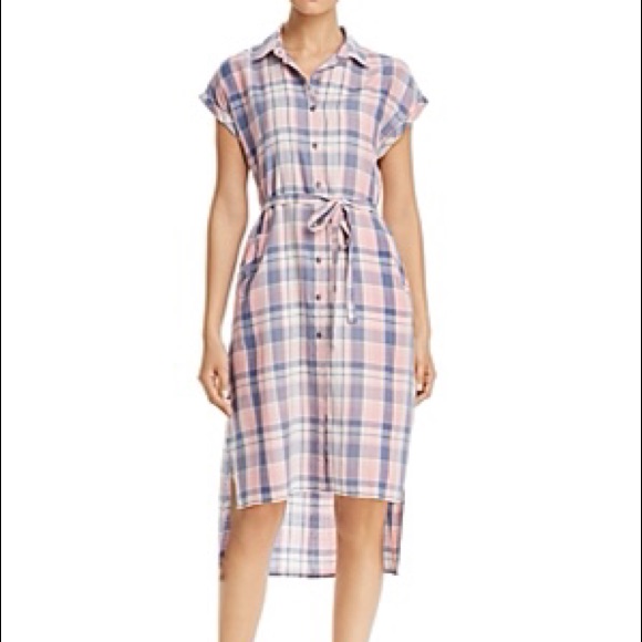 Plaid ButtonFront Midi Dress In Jolly Rancher Plaid ButtonFront Midi Dress In Jolly Rancher